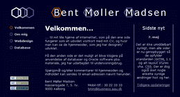 Bent Møller Madsen (personlig hjemmeside)
