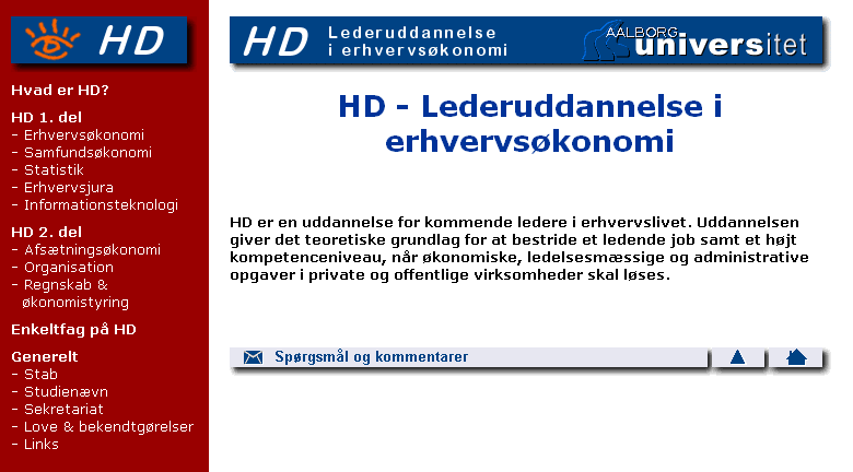 HD - Lederuddannelse i erhvervsøkonomi (AAU) - august 2002
